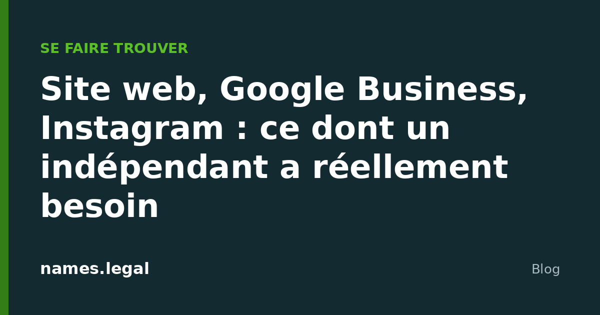 Sitio web, Google Business, Instagram: qué necesita de verdad un autónomo